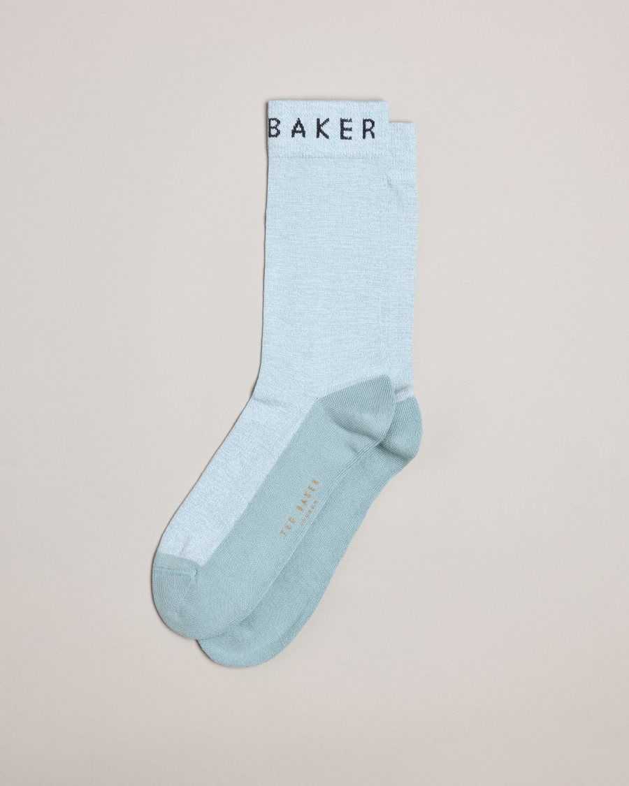 Ted Baker Twistsk Twisted Yarn Socks Blue | 95016-MWRN