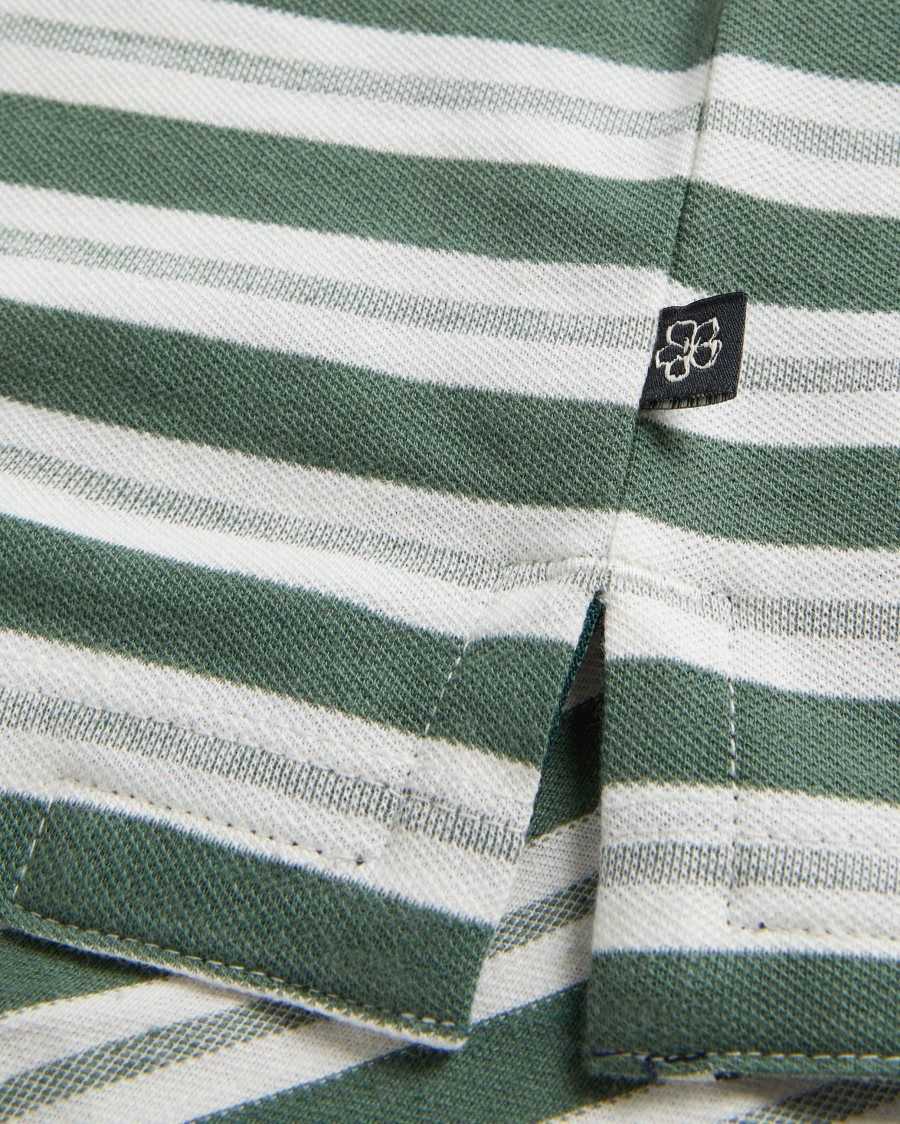 Ted Baker Vadell Short Sleeve Regular Fit Striped T-Shirt Khaki | 23716-HCXL