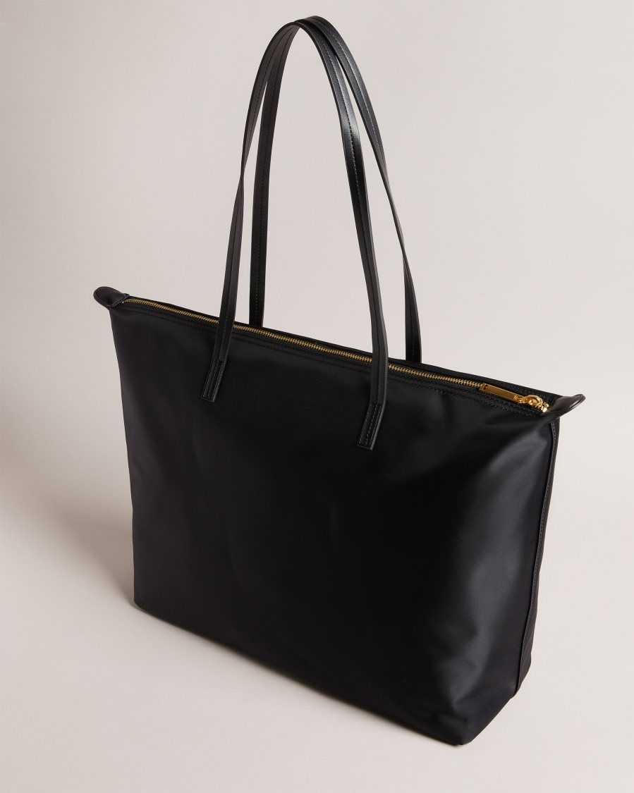 Ted Baker Voyaage Nylon Tote Black | 05761-FIMK