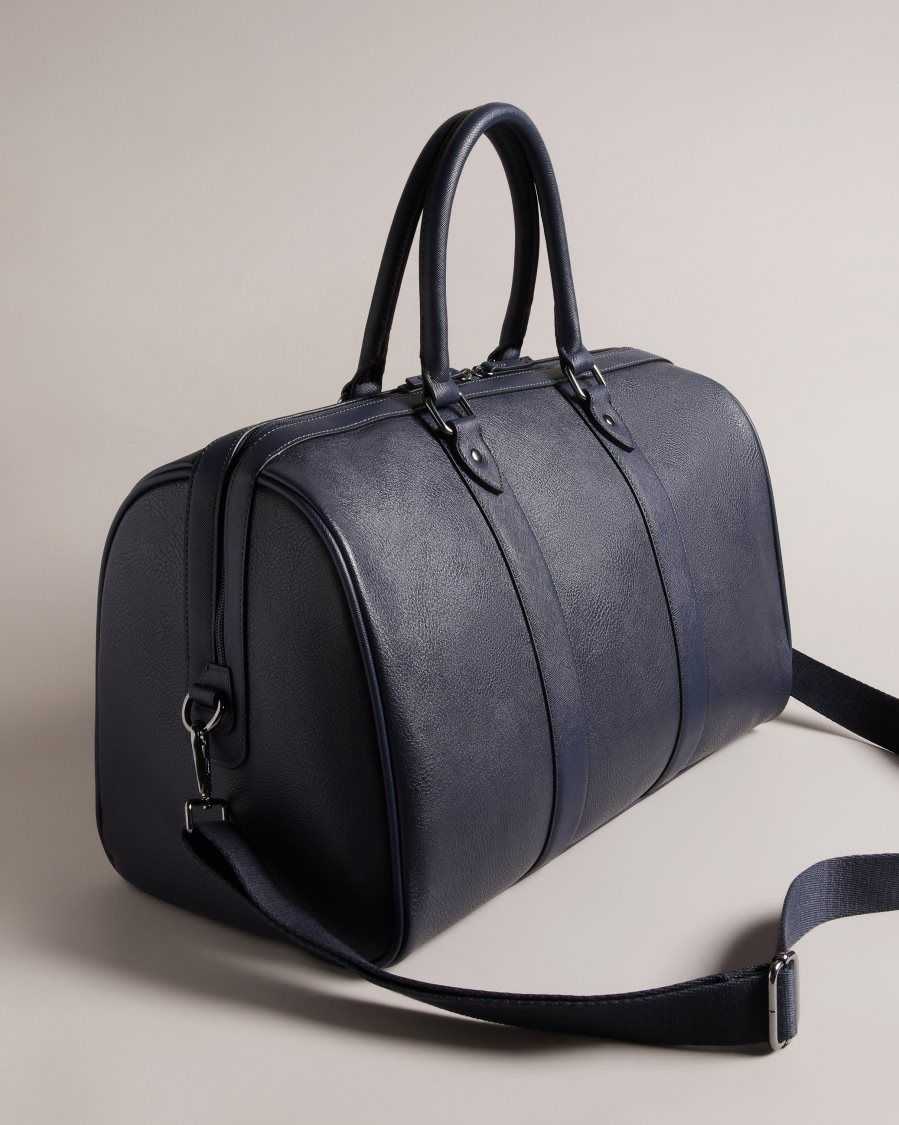 Ted Baker Waylin House Check PU Holdall Navy | 49312-IHWP