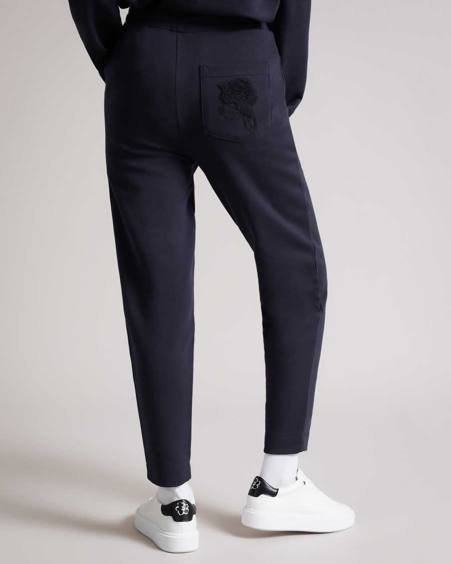 Ted Baker Welda Flower Patch Jogger Navy | 21530-HYEI