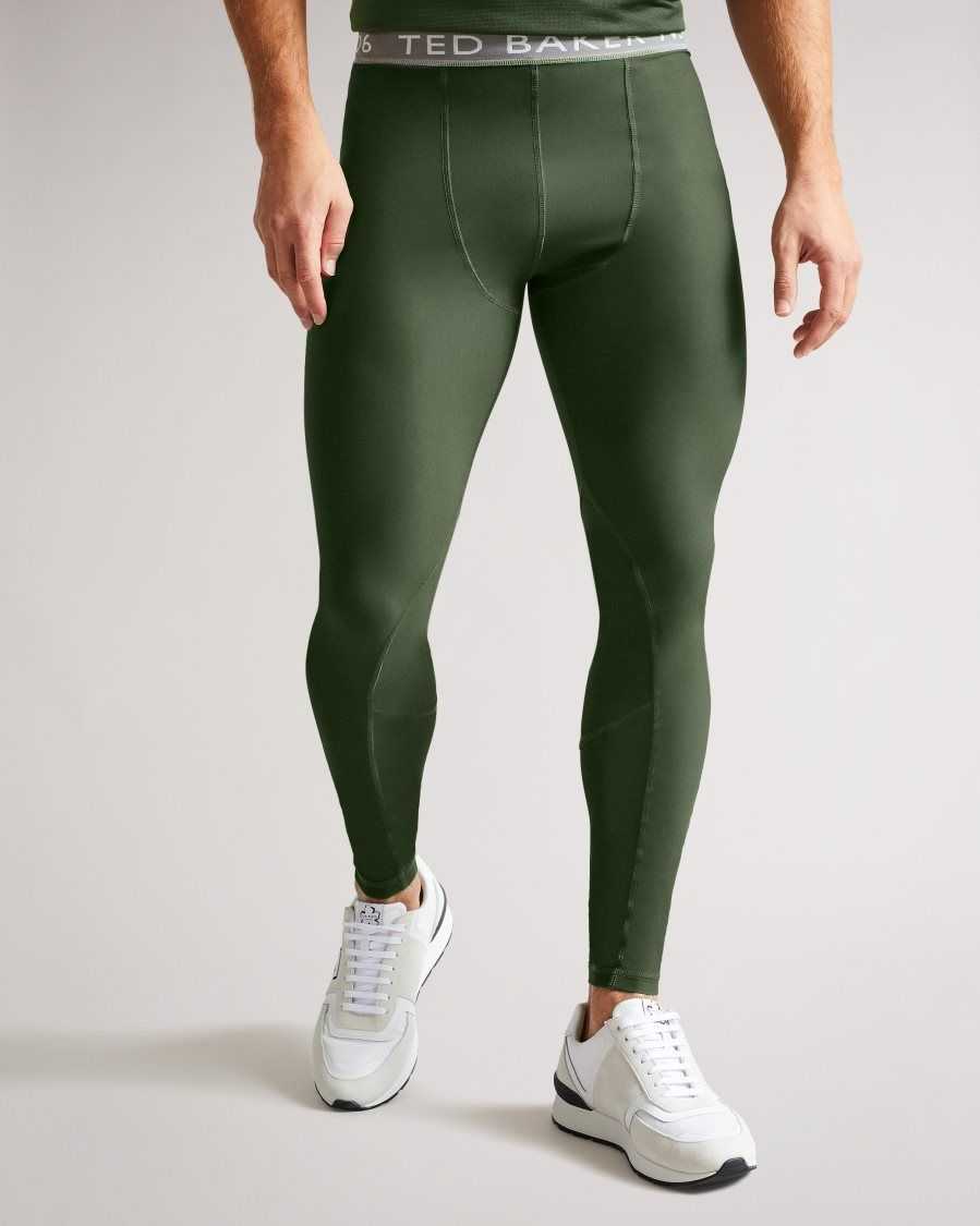 Ted Baker Wiggins Active Sport Leggings Khaki | 50421-CSQO