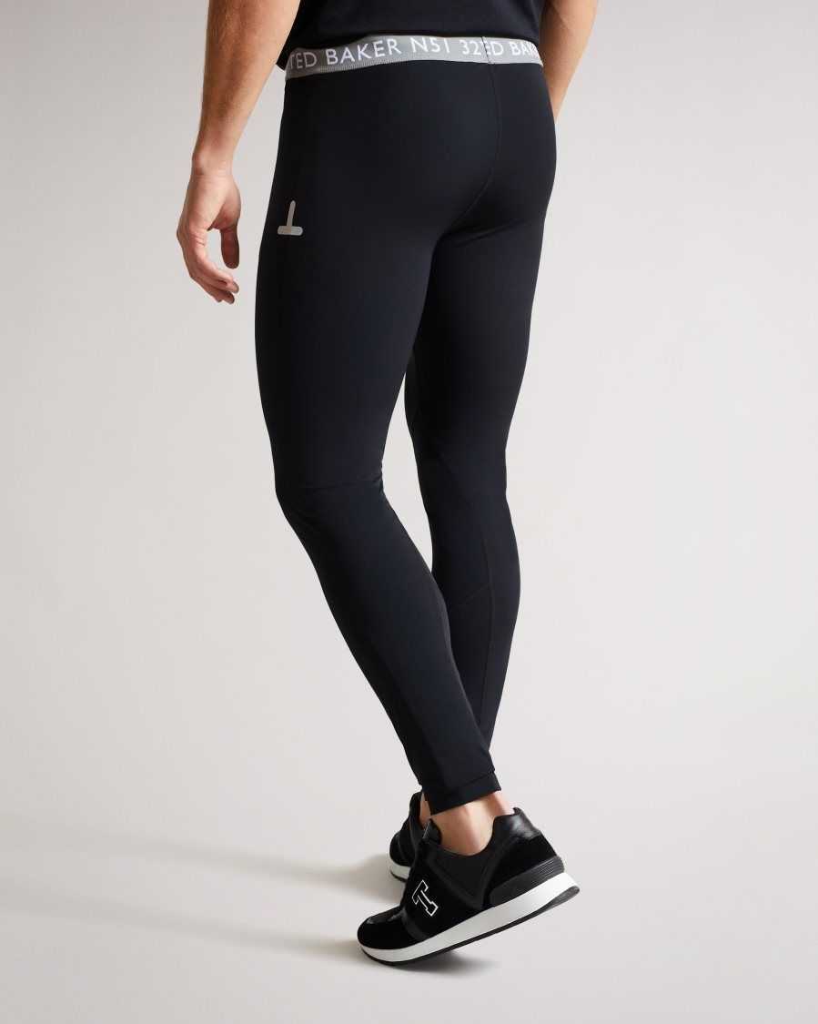 Ted Baker Wiggins Active Sport Leggings Black | 85079-AXMV