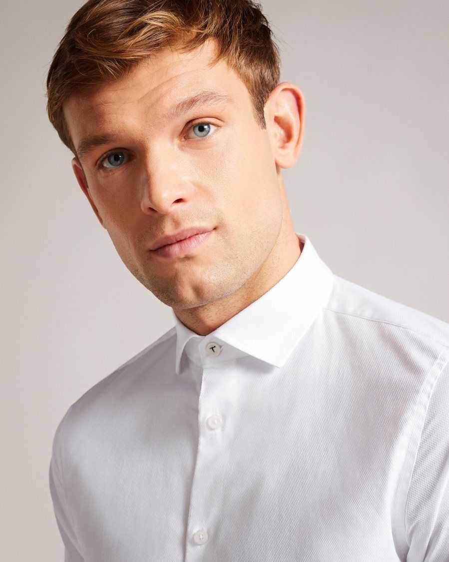 Ted Baker Witree Long Sleeve Shirt White | 30689-FLIT