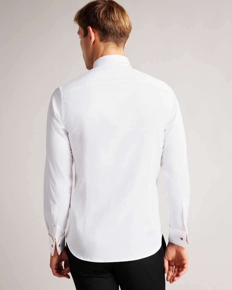 Ted Baker Witree Long Sleeve Shirt White | 30689-FLIT