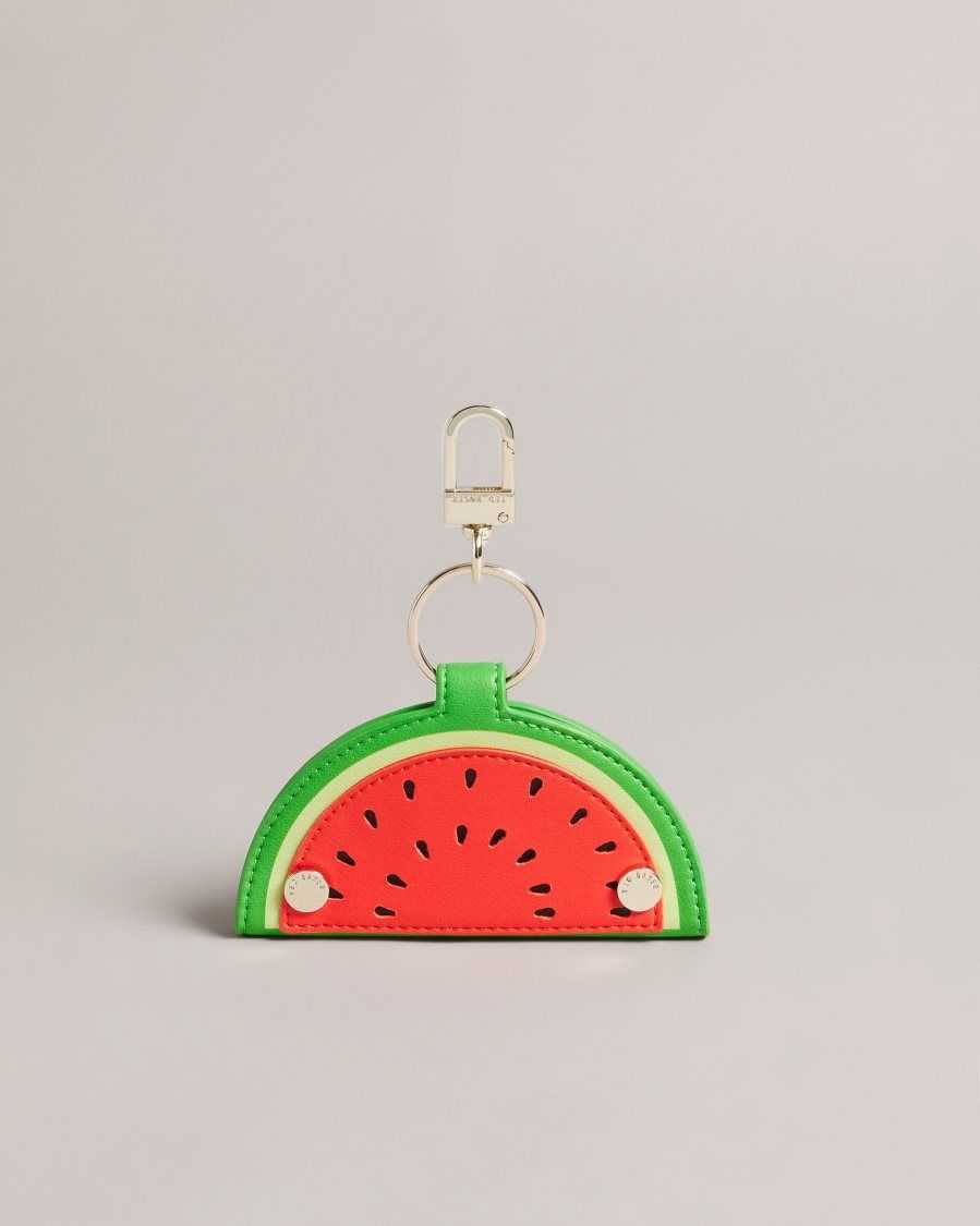 Ted Baker Wmelon Watermelon Keyring And Card Holder Red | 97012-KCUF